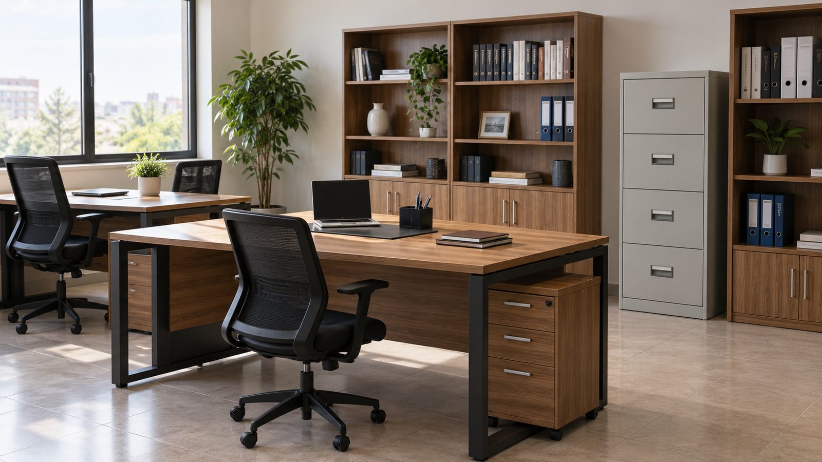 Ofis ve büro mobilyası – temsili görsel