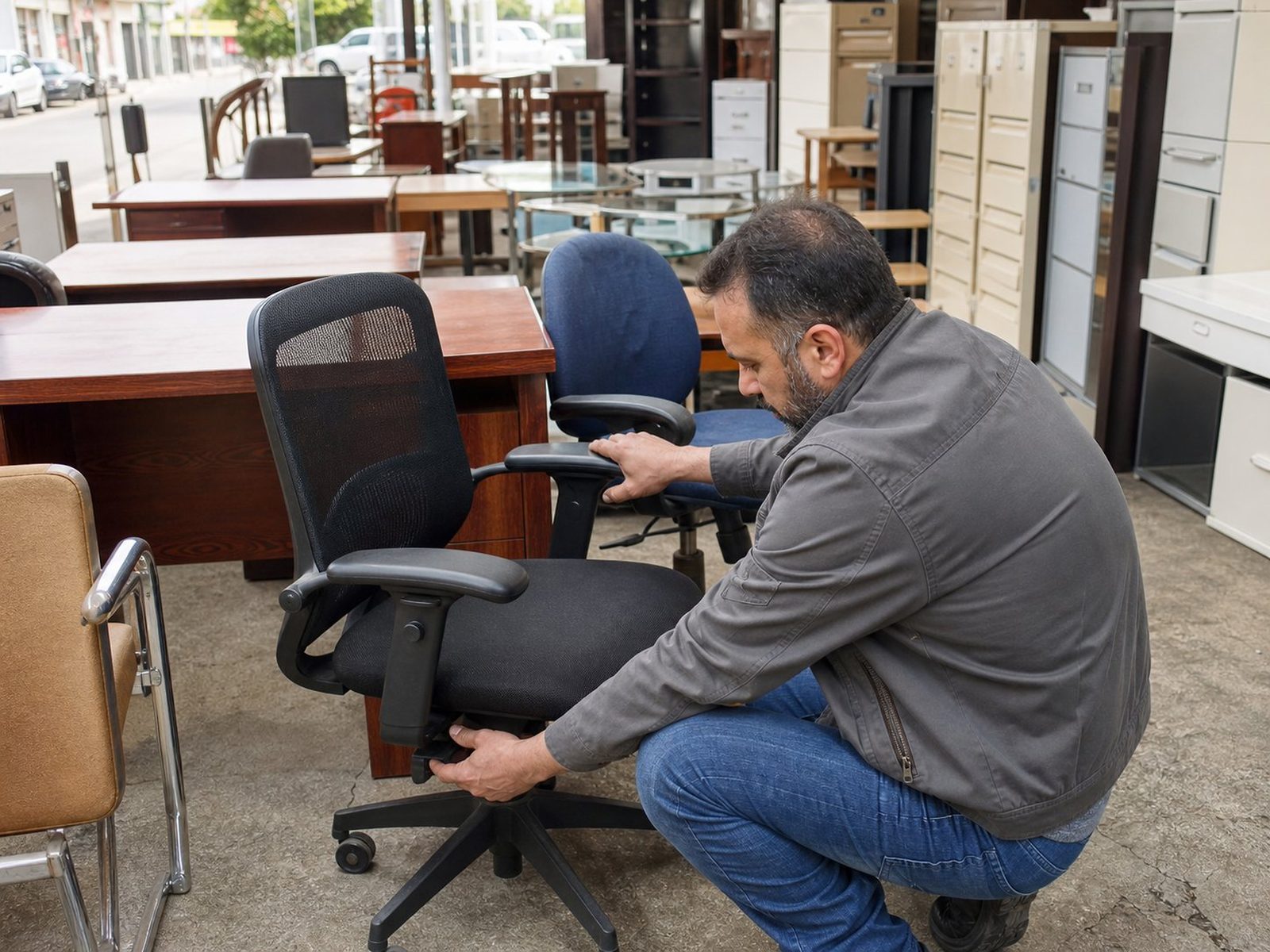 Ofis mobilyaları arasında sandalye incelemesi